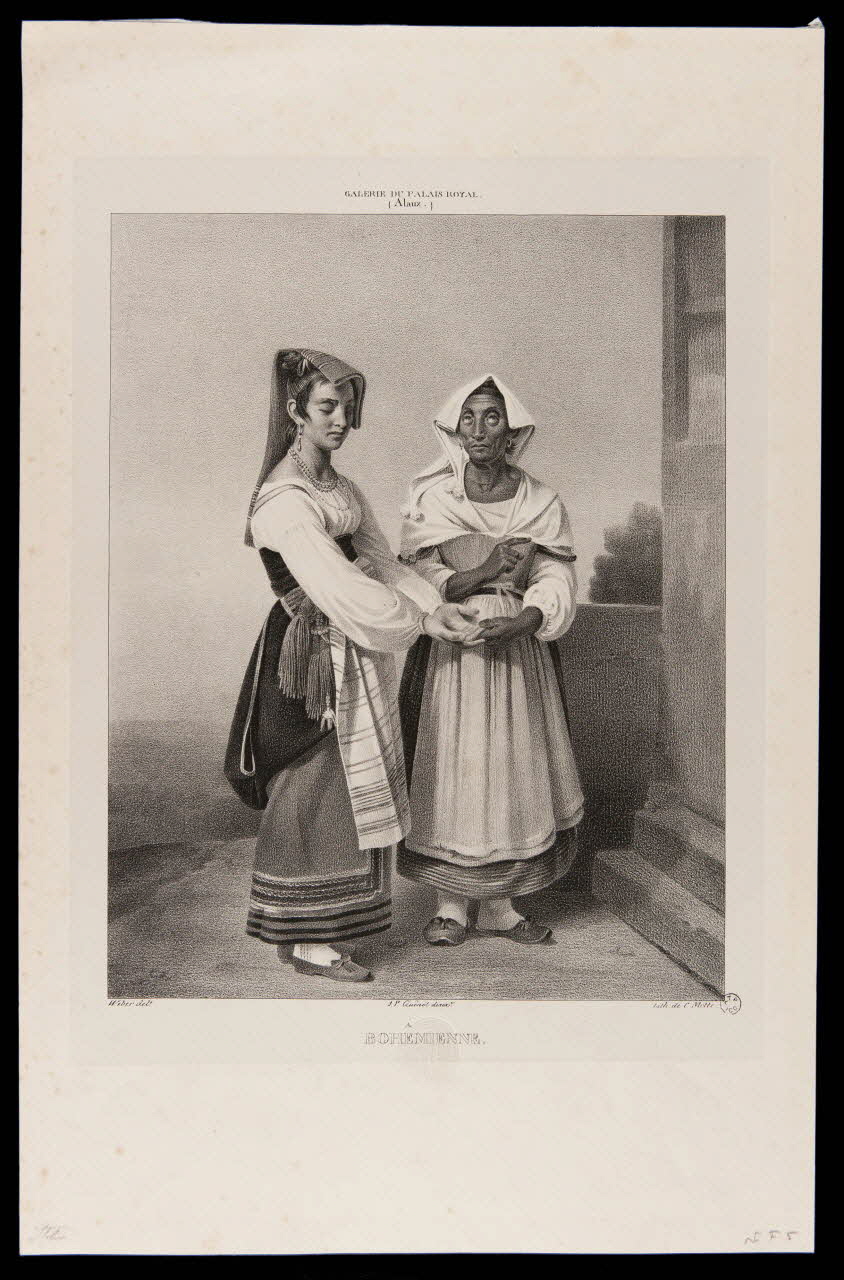 Charles C. Motte estampe BOHÊMIENNE. Ile-de-France, France 1836 1963.5.48 Photo