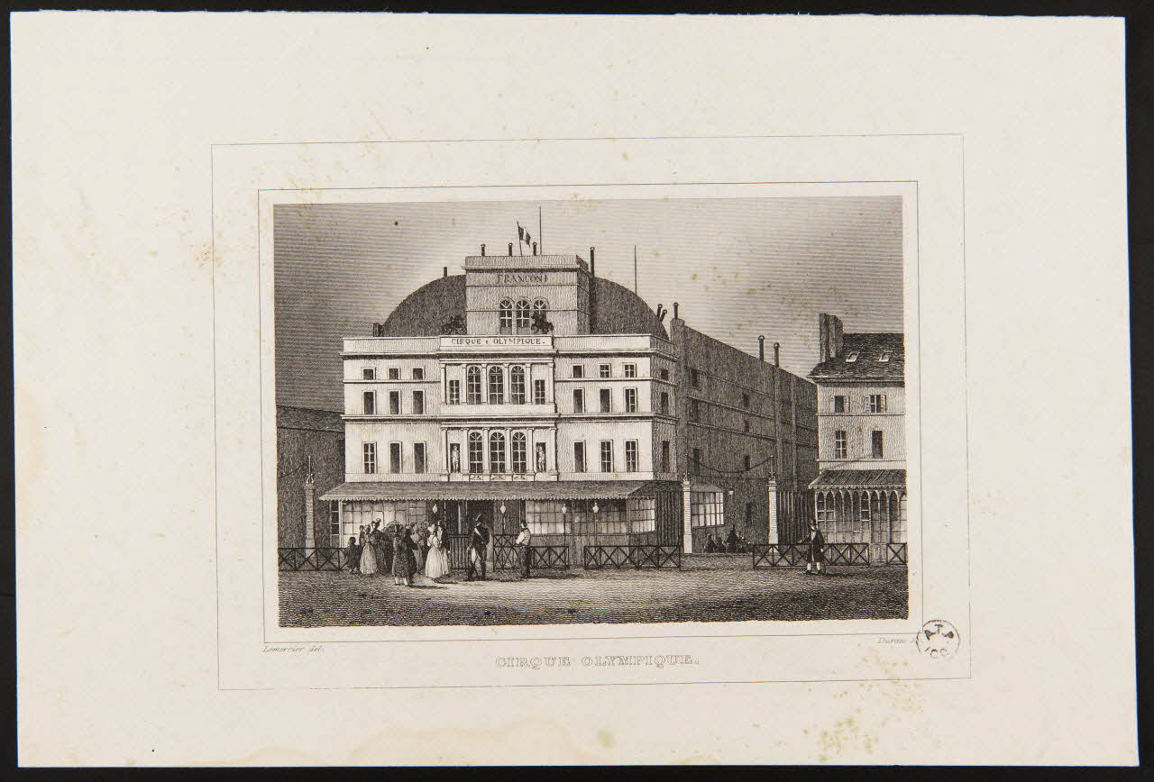 estampe CIRQUE OLYMPIQUE. 1963.5.8 Photo