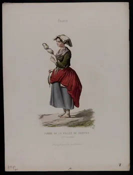 estampe FEMME DE LA VALLEE DE CAMPAN 1963.56.19 Photo