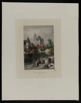 estampe PORTE DES PONTS,  à Loches. 1963.56.41 Photo