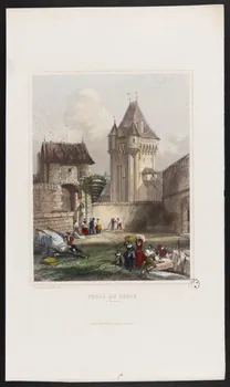 estampe PORTE DU CROUX  (à Nevers) 1963.56.42 Photo