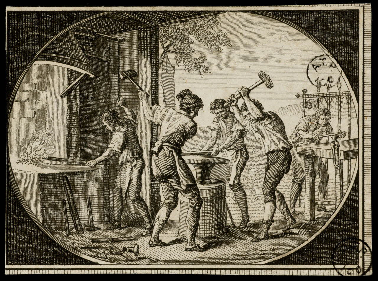 estampe Forgerons au travail 1963.56.59 Photo