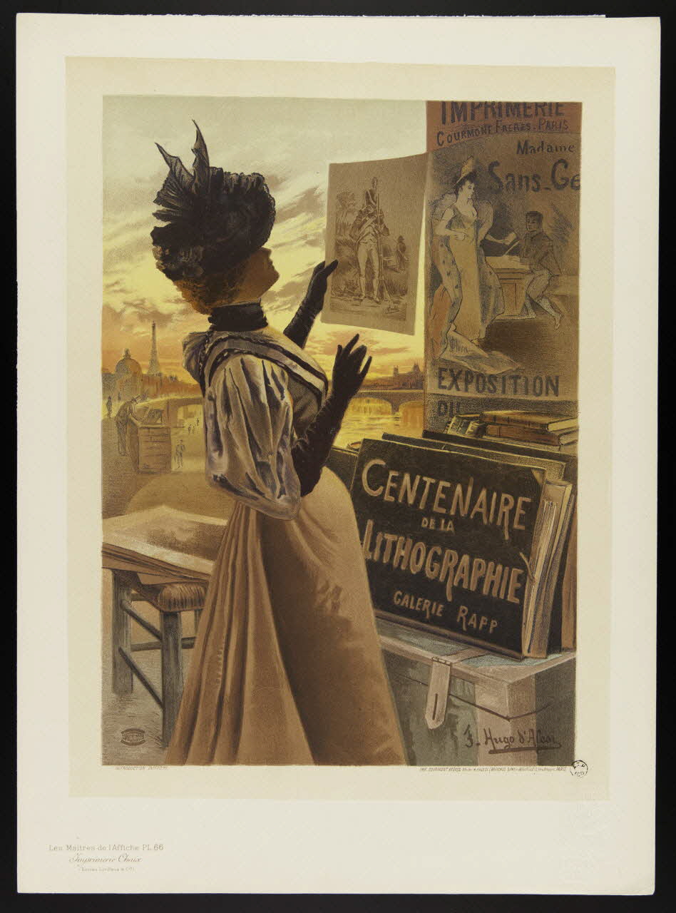 estampe CENTENAIRE DE LA LITHOGRAPHIE. 1963.56.9 Photo