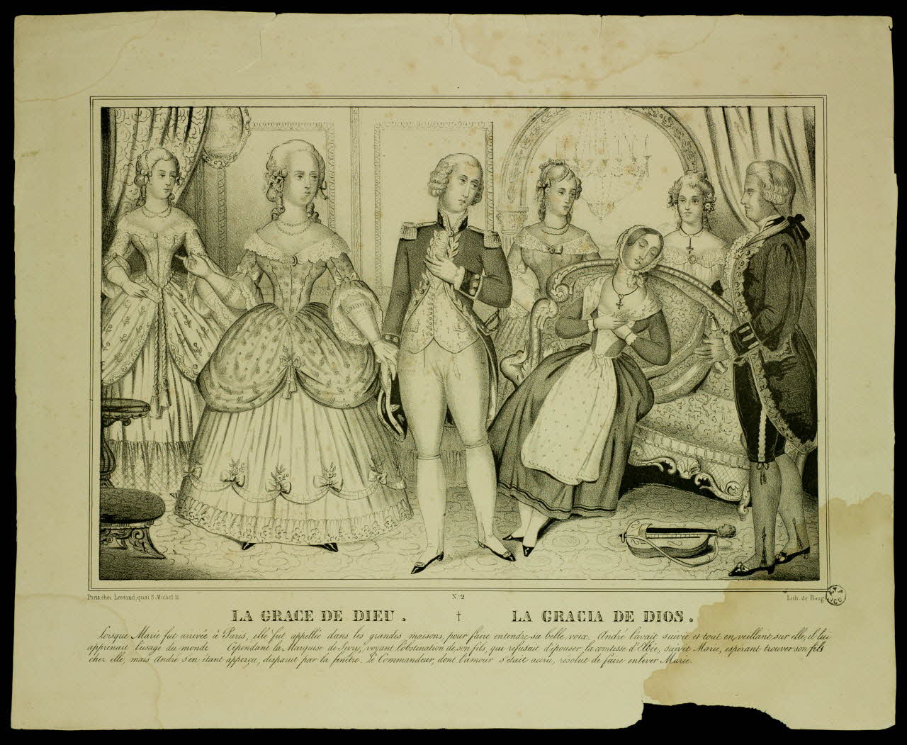 estampe LA GRACE DE DIEU. LA GRACIA DE DIOS. 1963.67.3 Photo