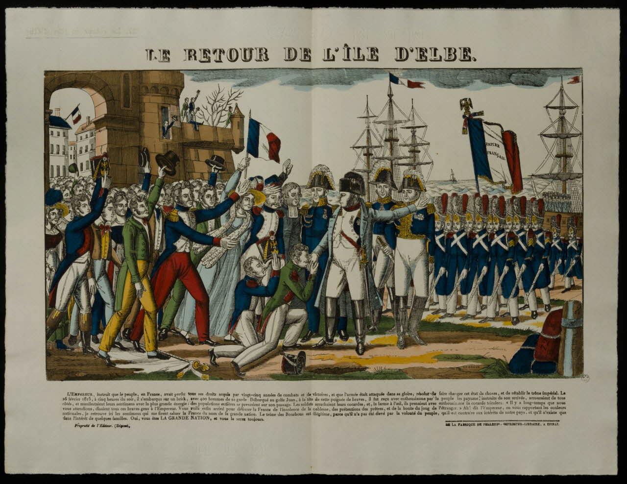 album LE RETOUR DE L'ILE D'ELBE. 1963.75.32 Photo