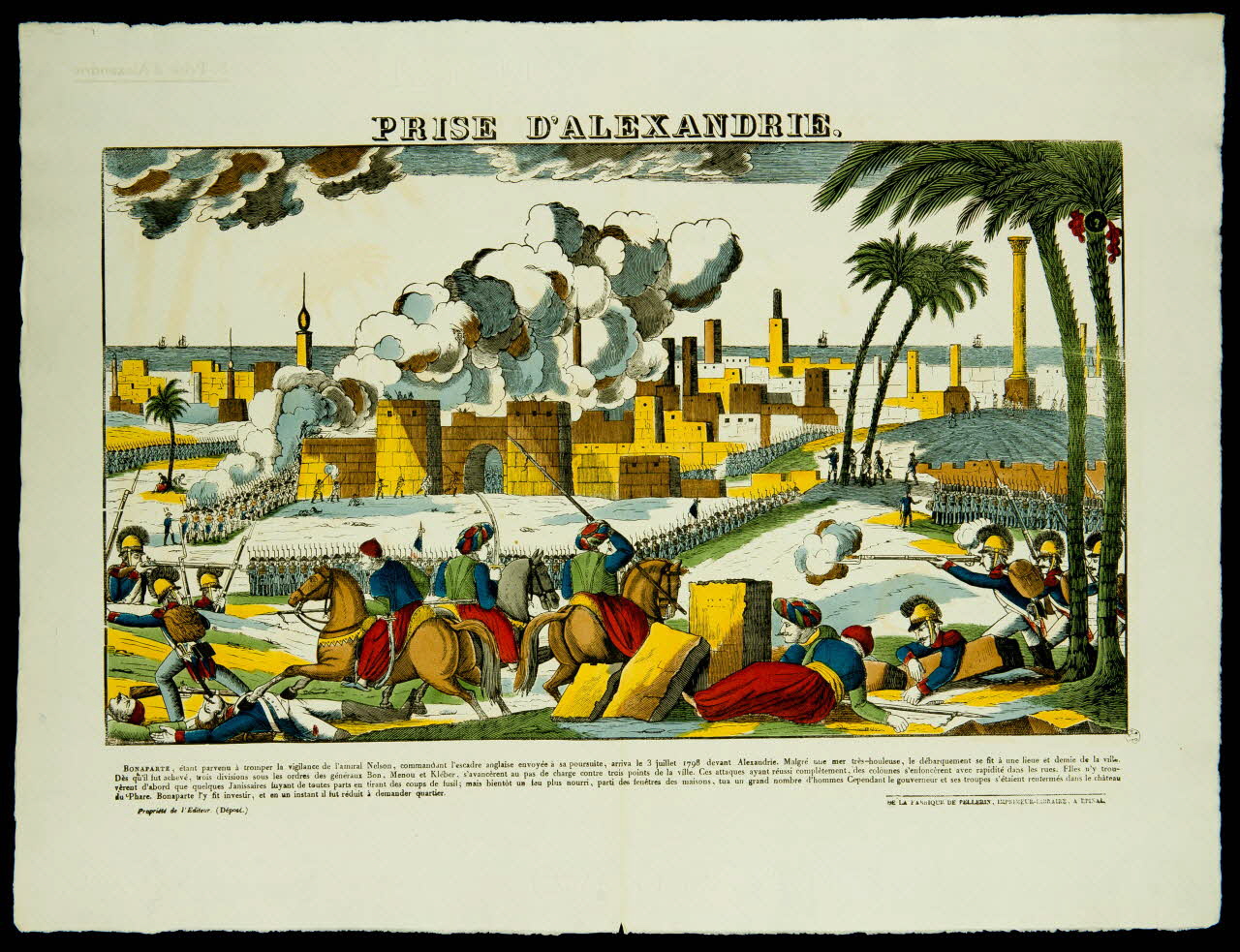 estampe PRISE D'ALEXANDRIE. 1963.75.39 Photo