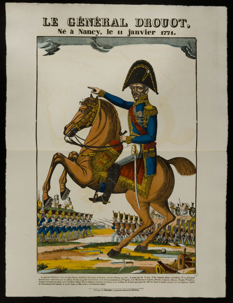 album LE GENERAL DROUOT,  Né à Nancy, le 11 janvier 1771. 1963.75.54 Photo