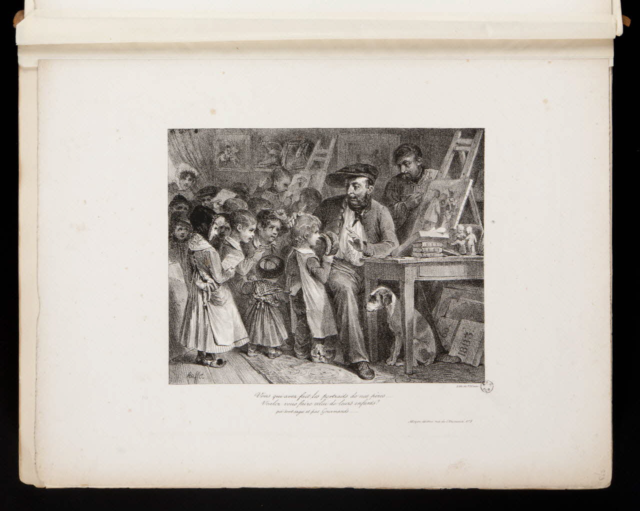 Fraillery album Vous qui avez fait les portraits de nos pères...  Voulez-vous faire celui de leurs enfants ? Paris 1869 1963.75.65.3 Photo