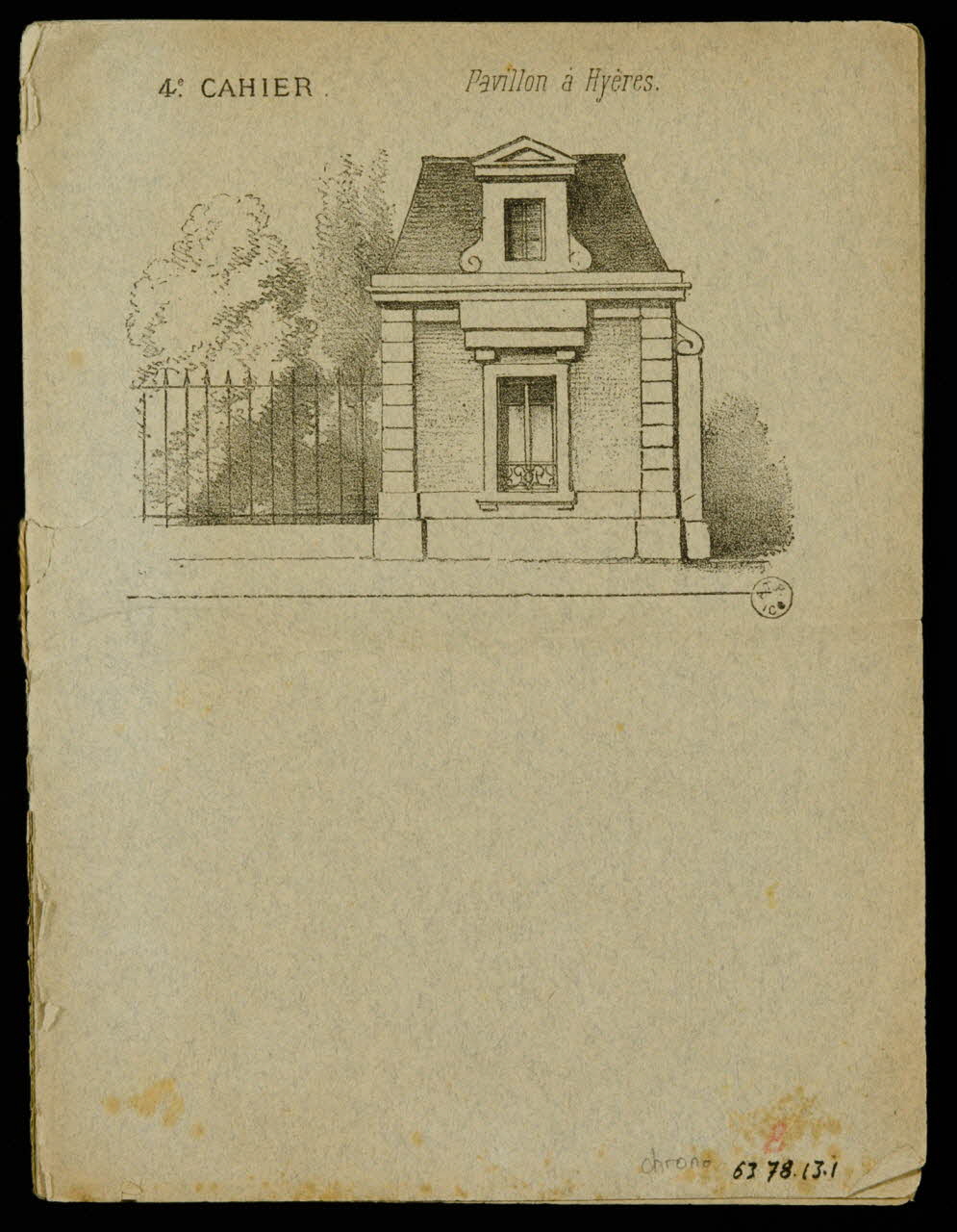 album Pavillon à Hyères. 1963.78.13.1 Photo