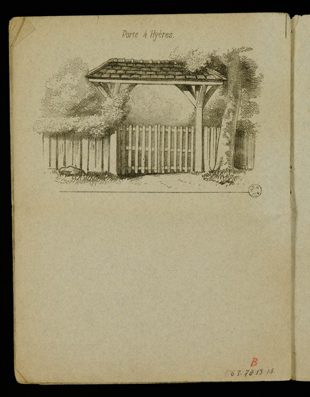 album Porte à Hyères. 1963.78.13.14 Photo