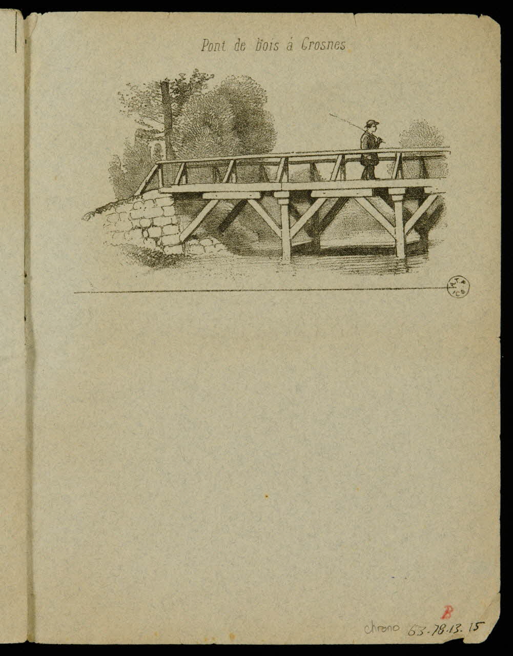 album Pont de bois à Crosnes 1963.78.13.15 Photo