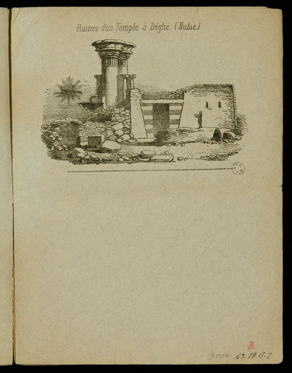 album Ruines d'un Temple à Béghé (Nubie) 1963.78.13.7 Photo