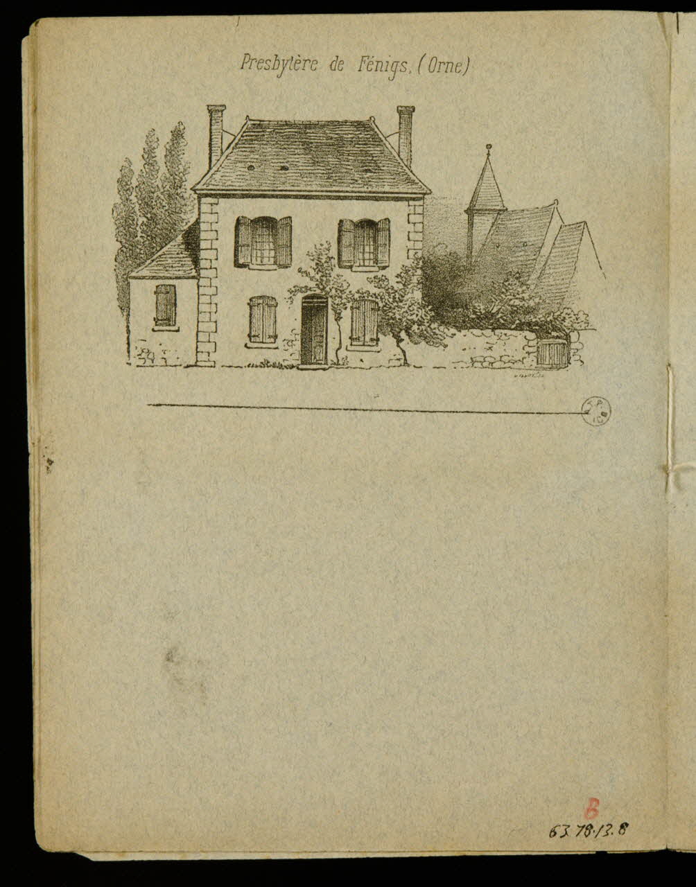 album Presbytère de Fénigs. (Orne) 1963.78.13.8 Photo