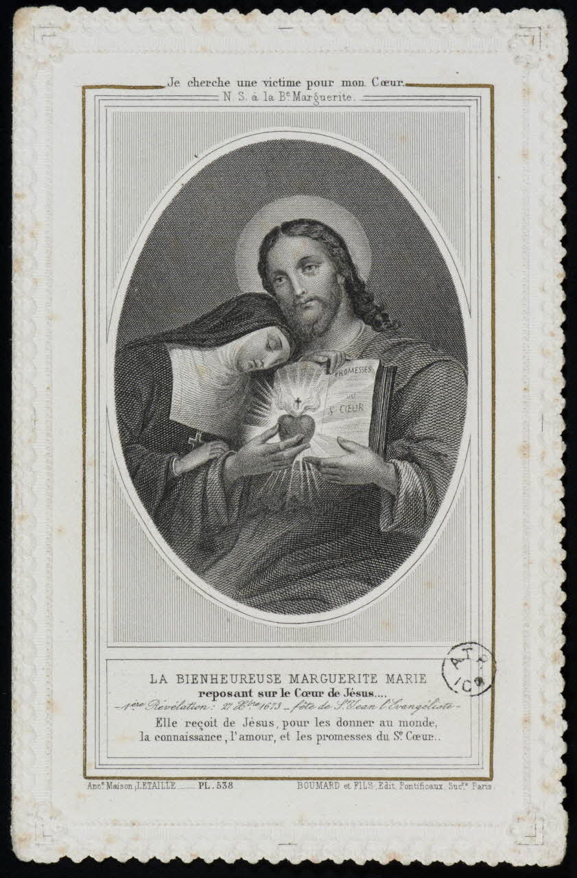estampe LA BIENHEUREUSE MARGUERITE MARIE 1963.78.6 Photo