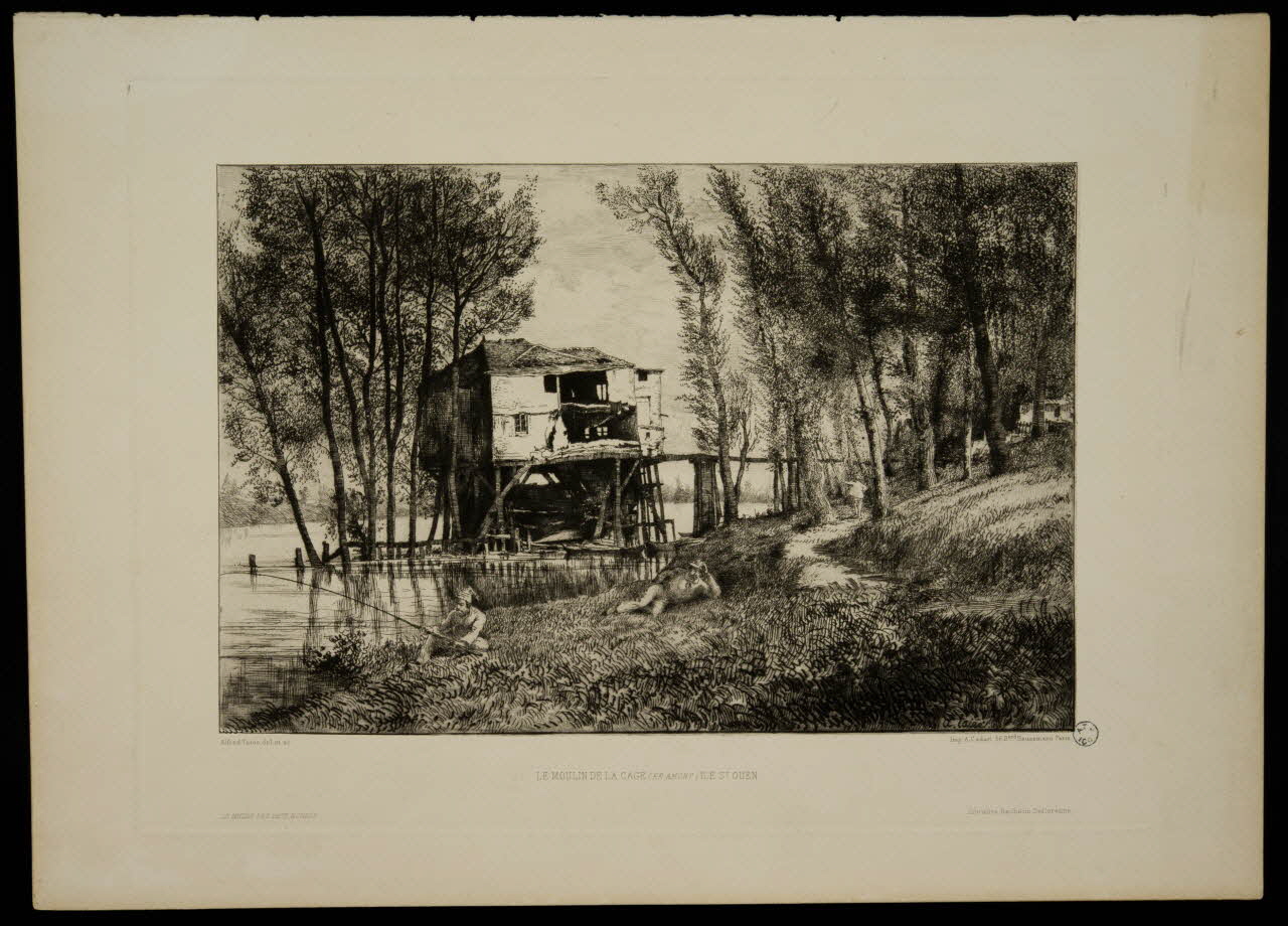 estampe LE MOULIN DE LA CAGE 1964.12.16 Photo