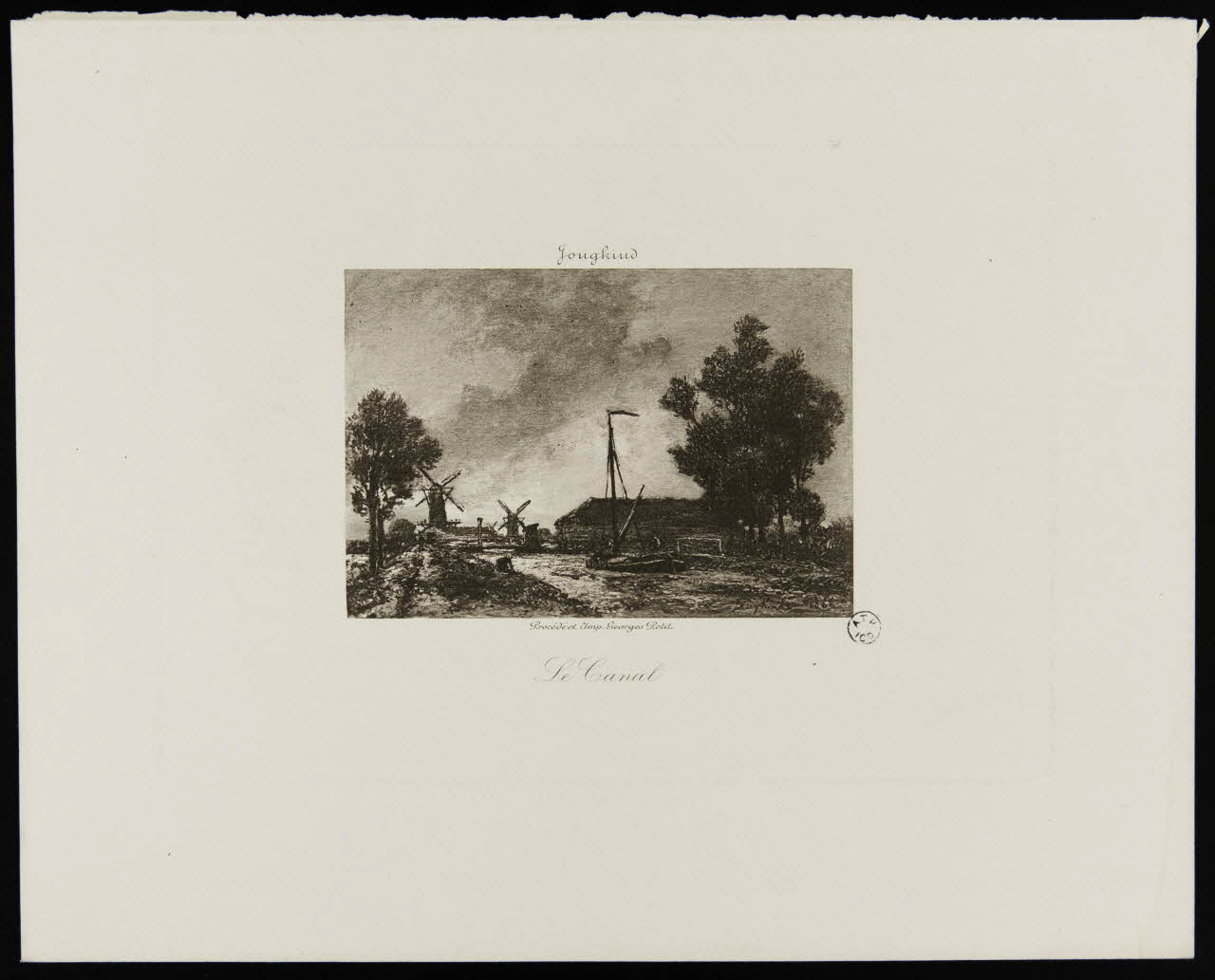 estampe Le Canal 1964.12.51 Photo