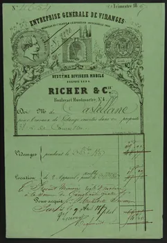 estampe ENTREPRISE GENERALE DE VIDANGES  RICHER & Cie. 1964.122.73  Photo