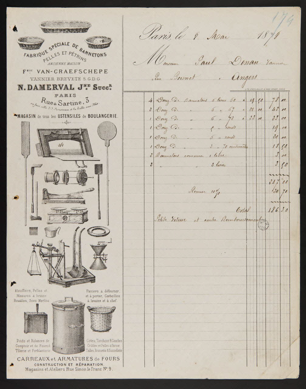 estampe FABRIQUE SPECIALE DE BANNETONS  PELLES ET PETRINS 1964.122.9 Photo
