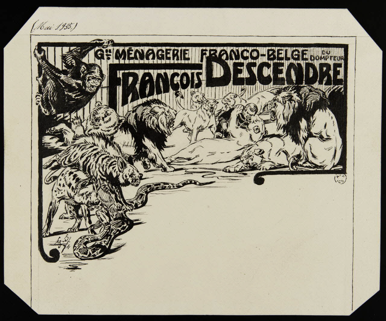 Gustave Soury dessin FRANCOIS DESCENDRE 1935 1964.23.59 Photo