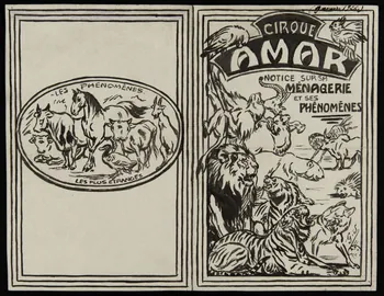 Gustave Soury dessin CIRQUE AMAR 1926 1964.23.73 Photo