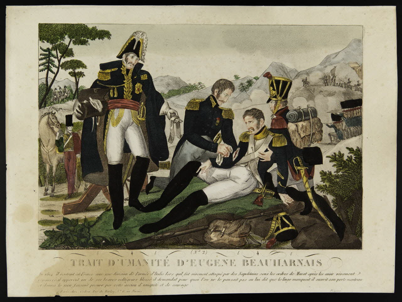 estampe TRAIT D'UMANITE D'EUGENE BEAUHARNAIS. 1964.34.6 Photo