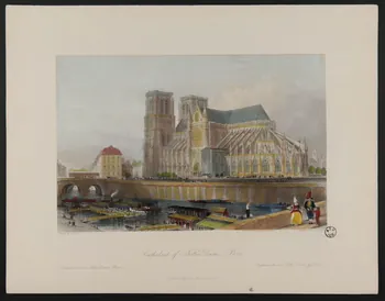 estampe Cathedral of Notre-Dame. - Paris. 1964.39.10 Photo