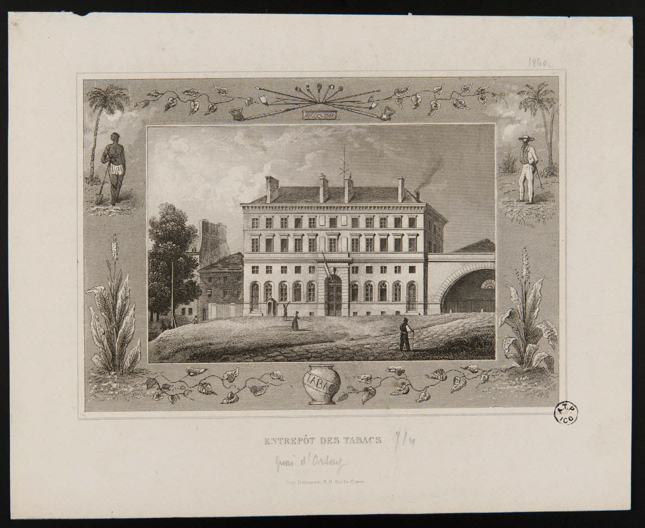 estampe ENTREPOT DES TABACS 1964.39.9 Photo