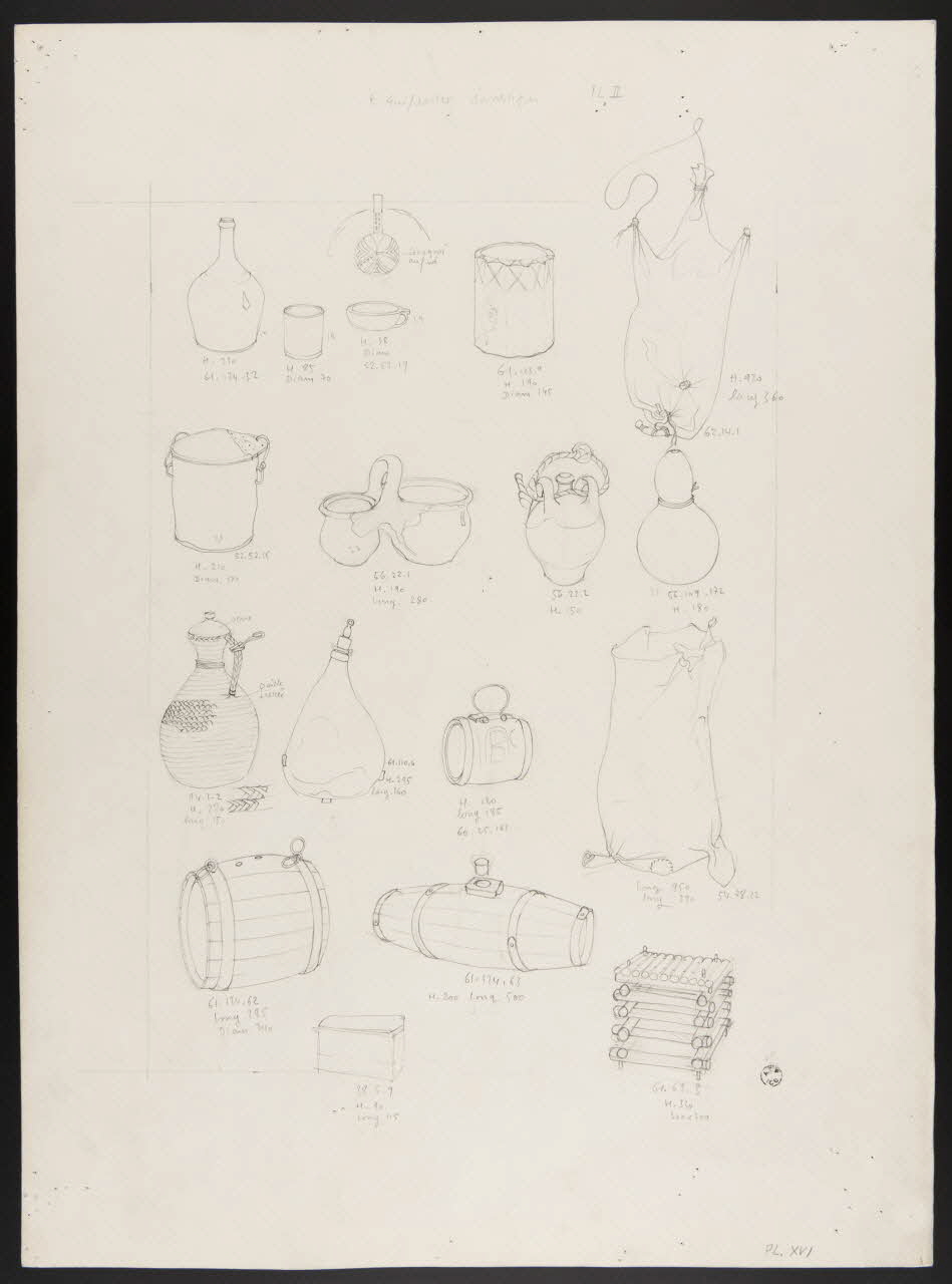 Pierre Soulier partie d'un ensemble de dessins Equipement domestique 1962 1964.40.16 Photo