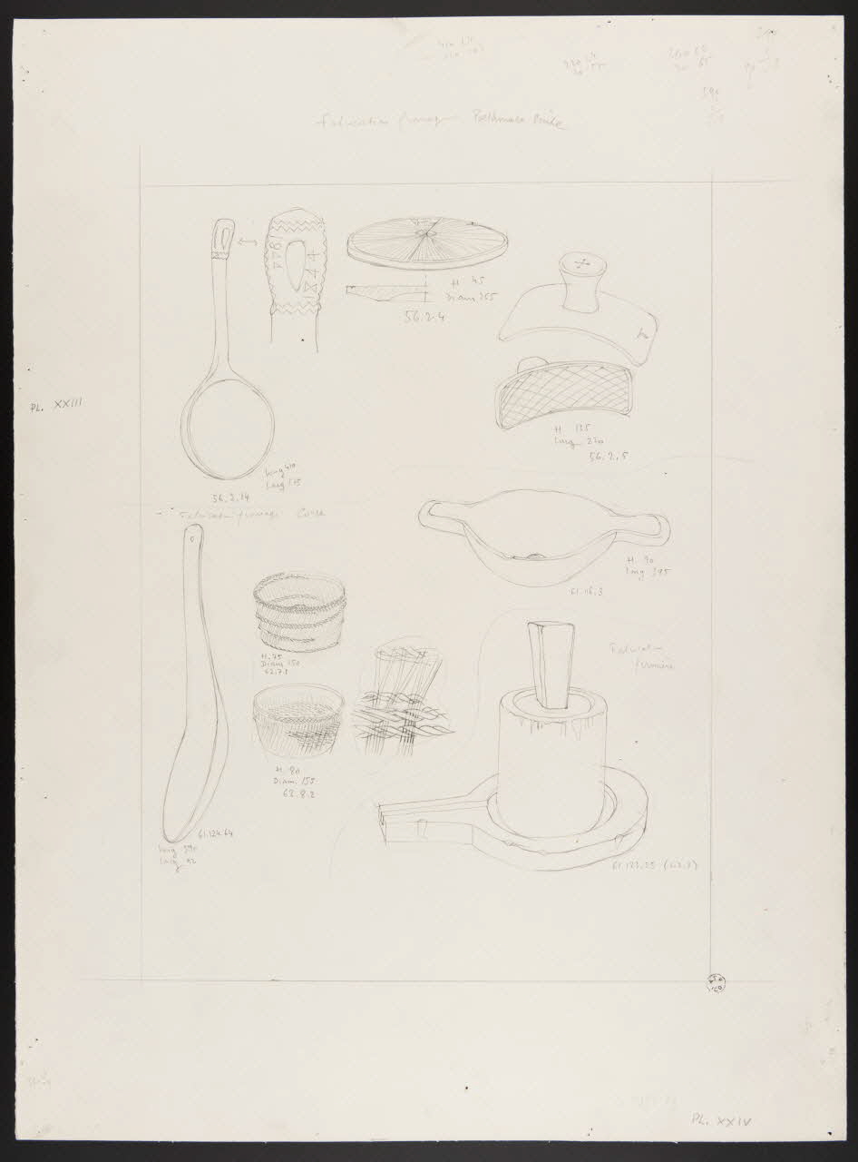 Pierre Soulier partie d'un ensemble de dessins Objets utilisés pour la fabrication du fromage Ile-de-France, France 1962 1964.40.24 Photo