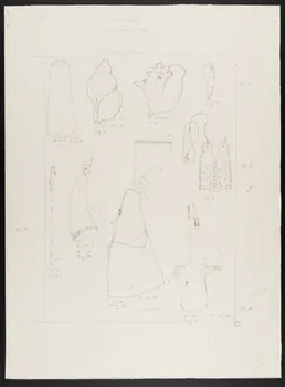 Pierre Soulier partie d'un ensemble de dessins Ethnomusicologie  Suite équipement du berger 1962 1964.40.3 Photo