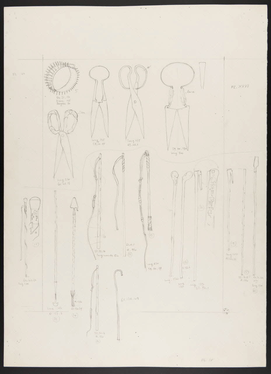 Pierre Soulier partie d'un ensemble de dessins Force, fouet, houlette 1962 1964.40.4 Photo