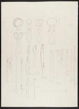 Pierre Soulier partie d'un ensemble de dessins Force, fouet, houlette 1962 1964.40.4 Photo