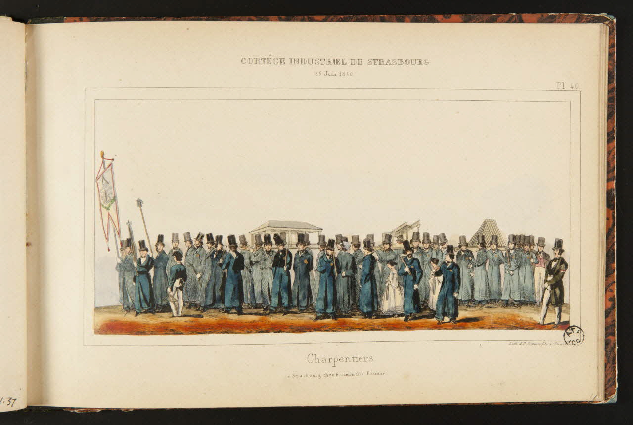 album Charpentiers. 1964.60.1.38 Photo