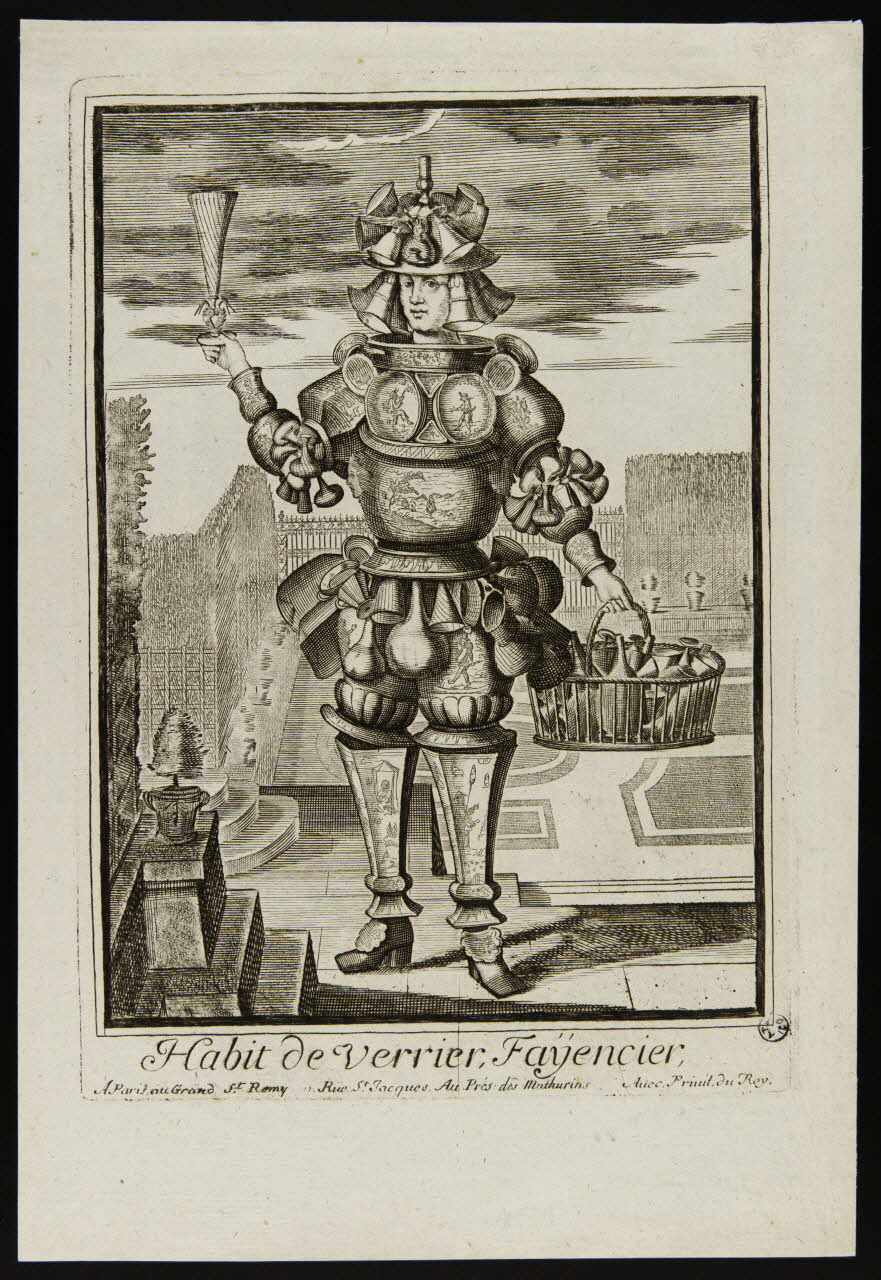 estampe Habit de Verrier Fayencier 1964.61.17 Photo