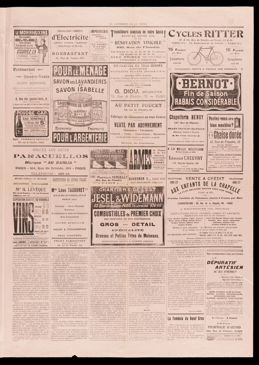 estampe LE COURRIER DE LA SEINE 1964.64.100.1 Photo