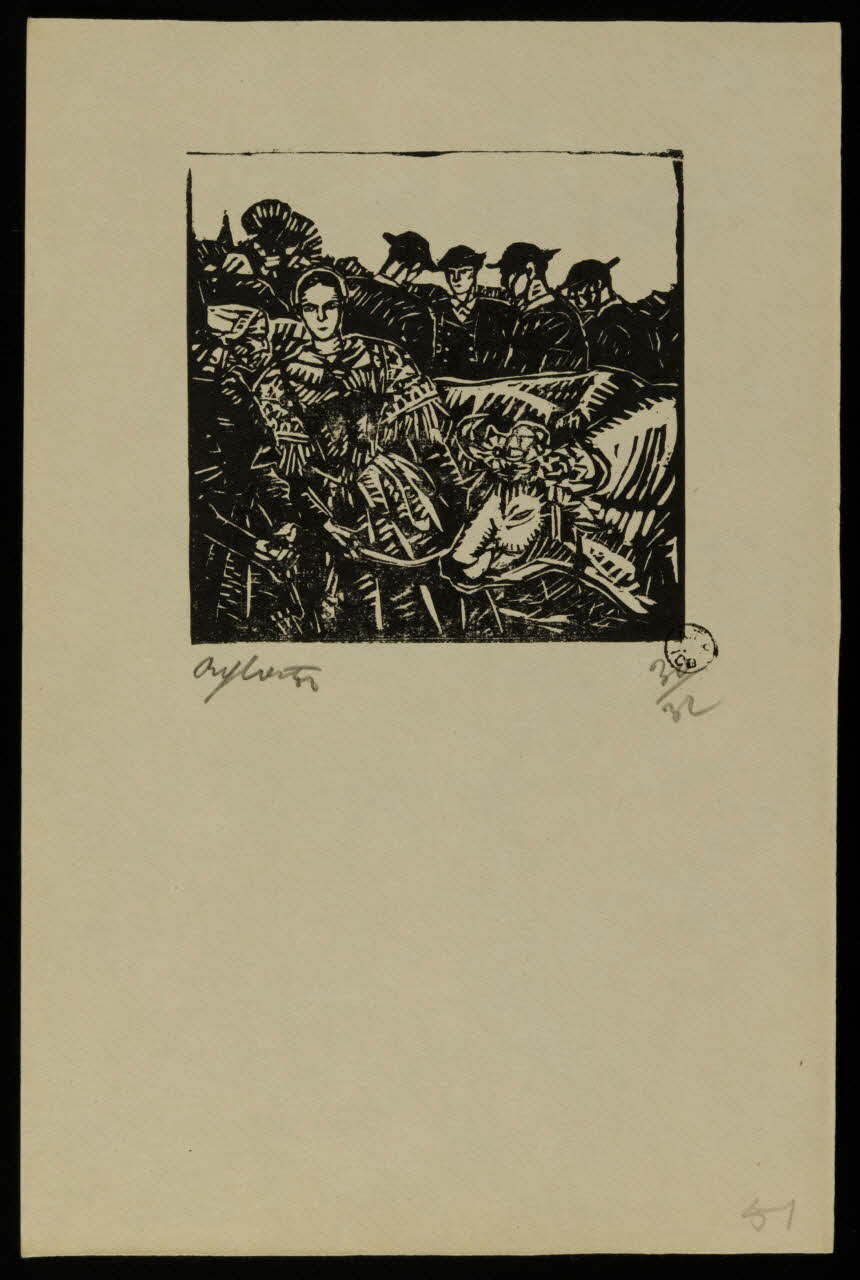 album Paysanne menant son boeuf au village 1964.64.107 Photo