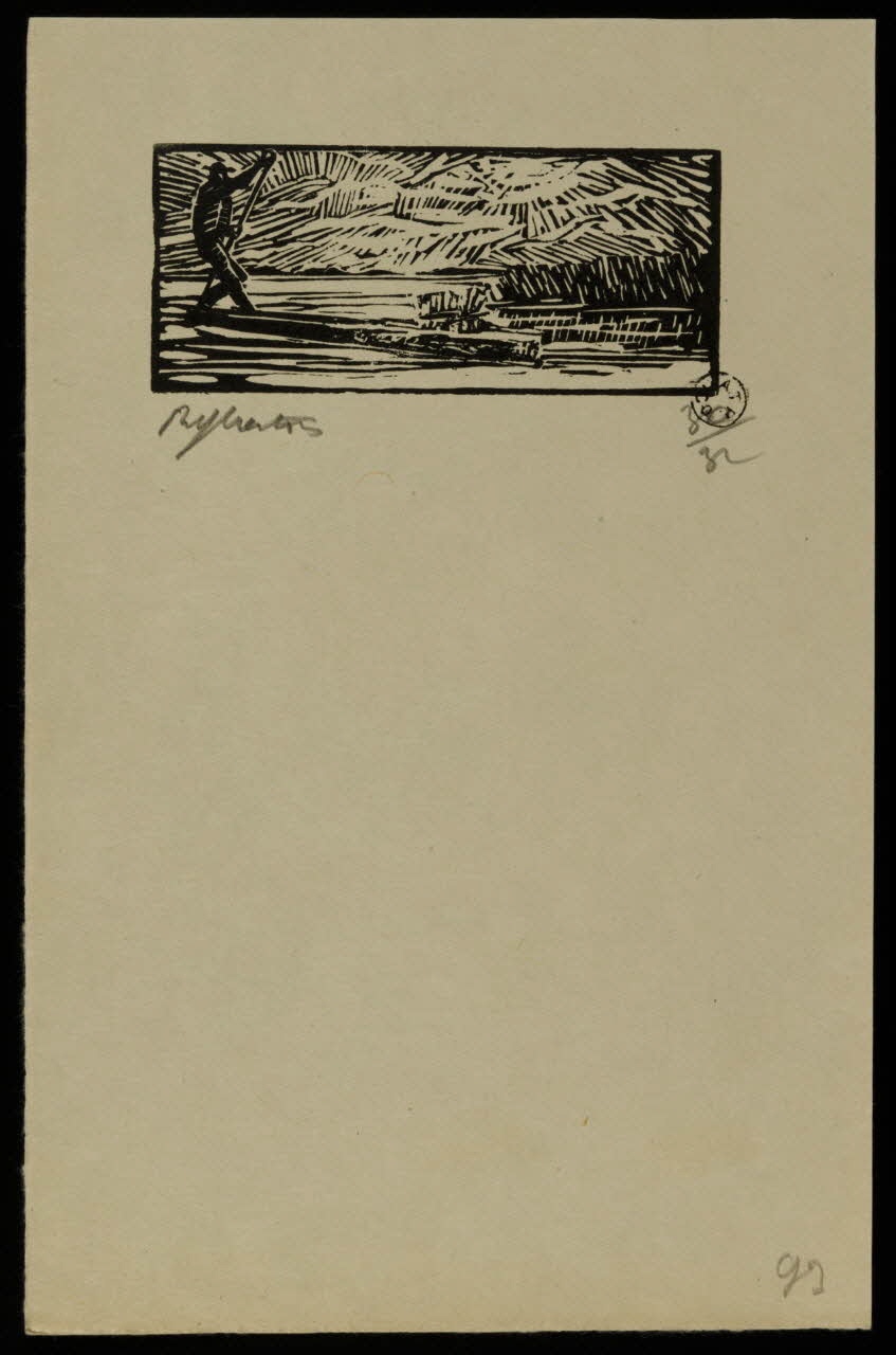 album Homme se déplaçant sur un rondin de bois flottant 1964.64.111 Photo