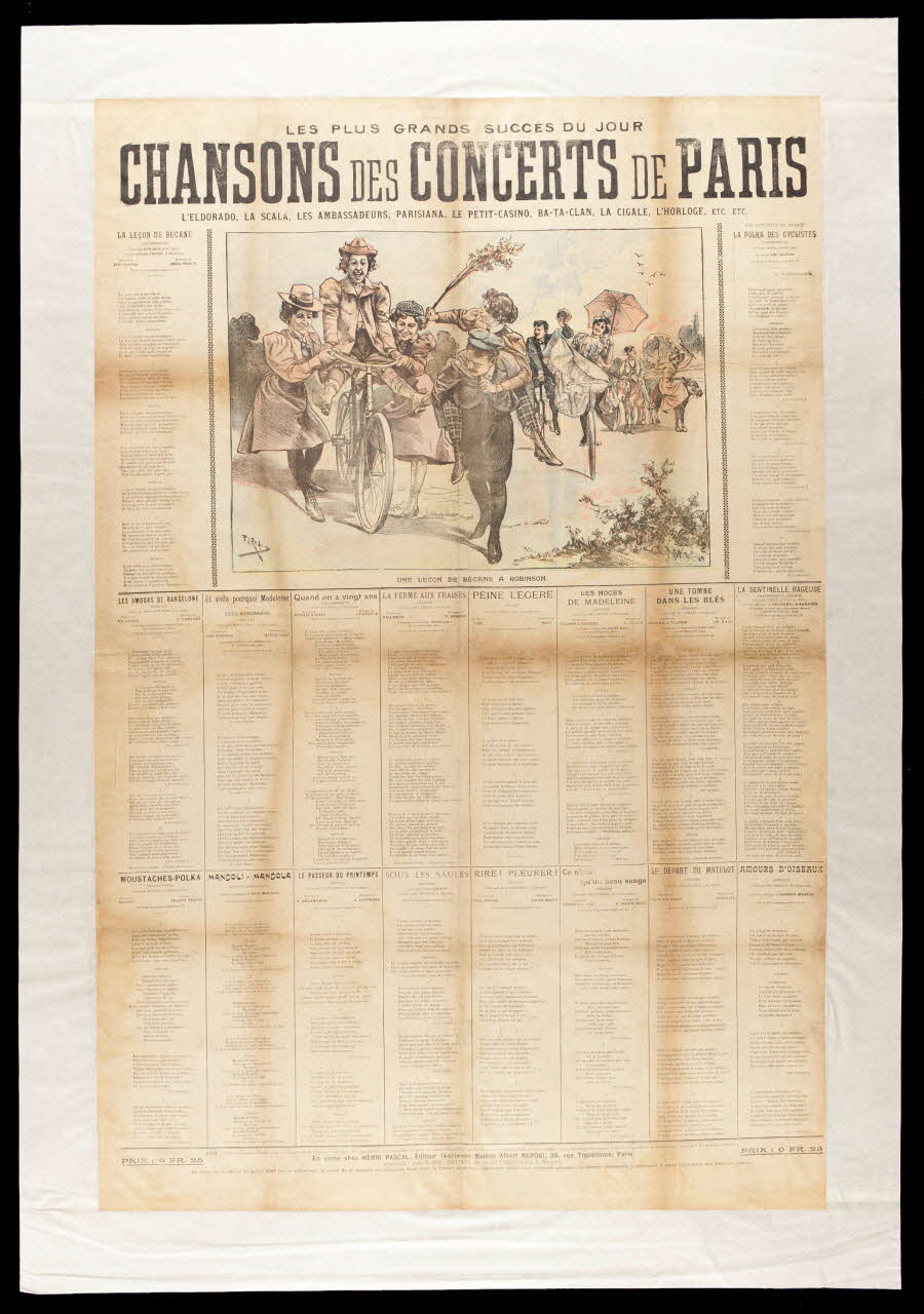 estampe CHANSONS DES CONCERTS DE PARIS 1964.64.148 Photo