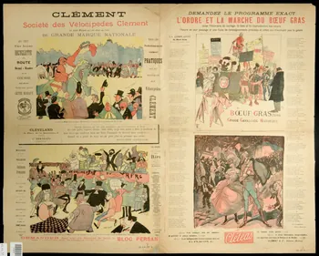 estampe DEMANDEZ LE PROGRAMME EXACT  L'ORDRE ET LA MARCHE DU BOEUF GRAS 1964.64.32.1/2  Photo