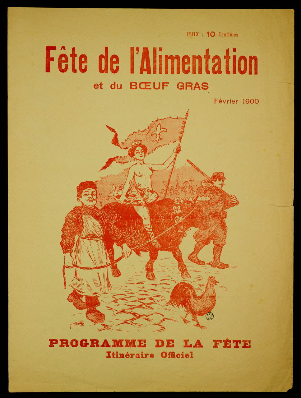 estampe Fête de l'Alimentation  et du BOEUF GRAS 1964.64.37 Photo