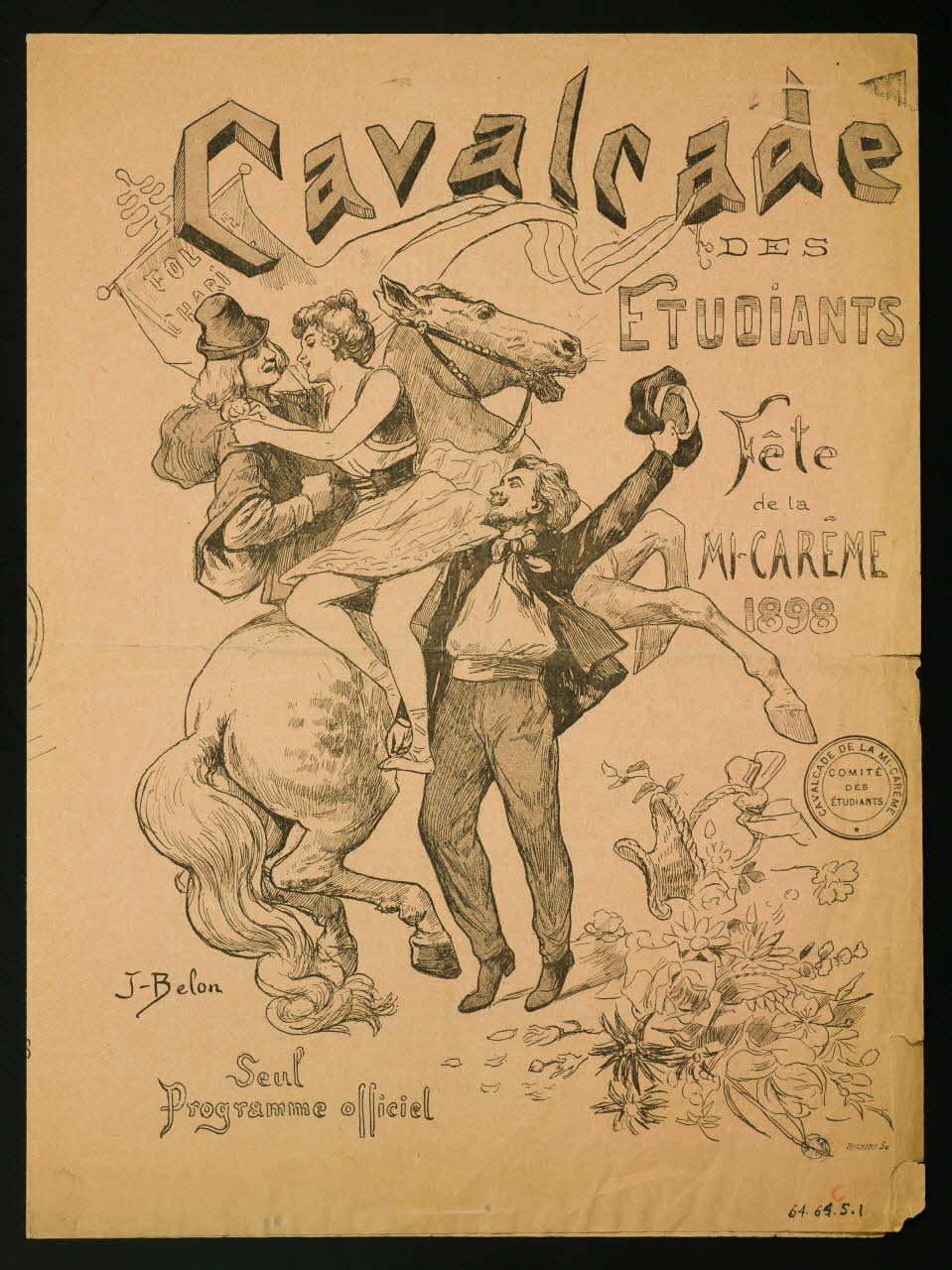 estampe CAVALCADE 1964.64.5.1 Photo