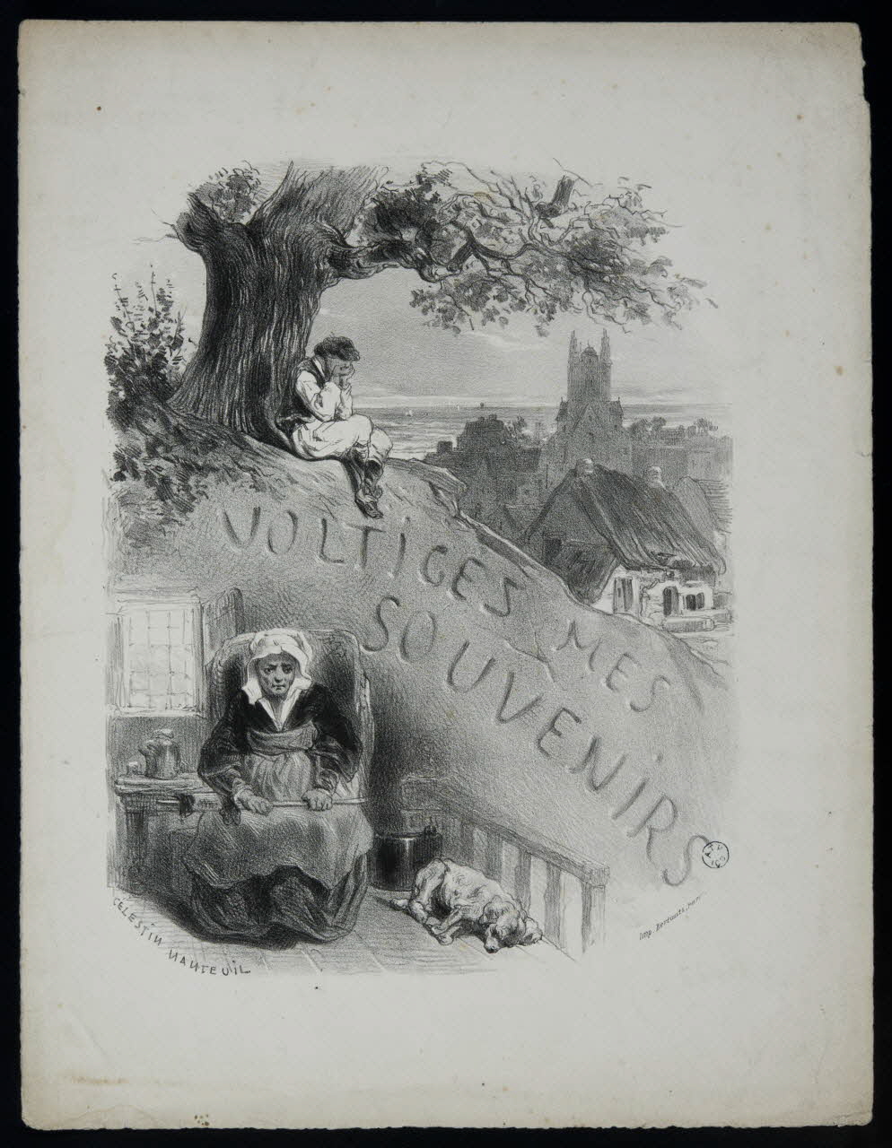 estampe VOLTIGES MES  SOUVENIRS 1964.64.84 Photo