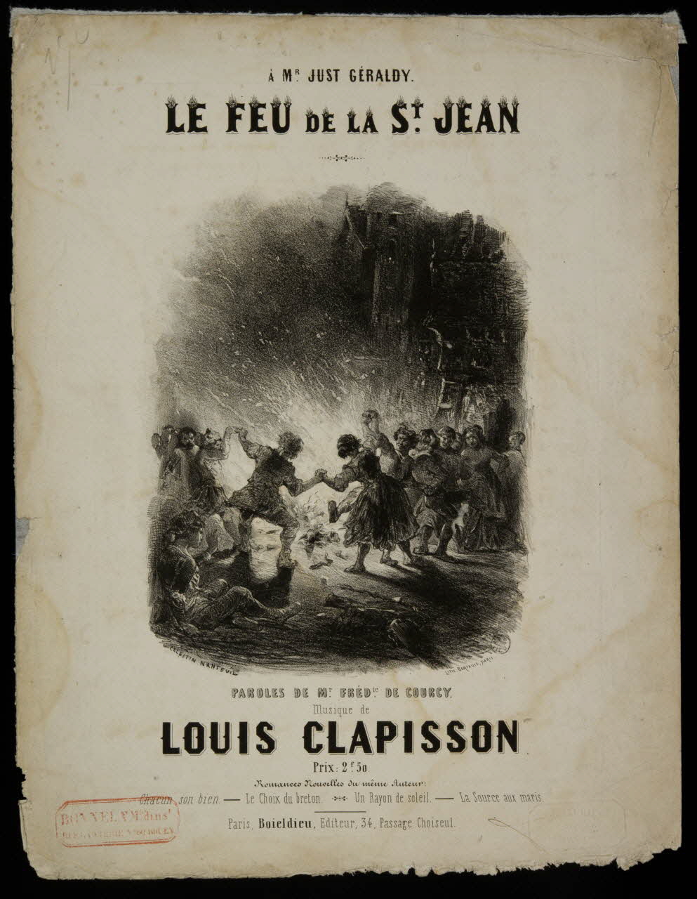 estampe LE FEU DE LA St. JEAN 1964.64.95  Photo