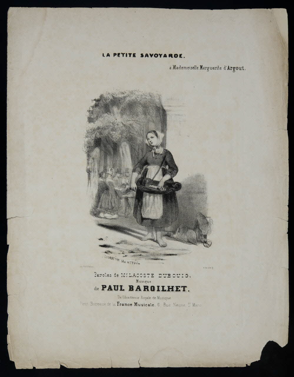 estampe LA PETITE SAVOYARDE. 1964.64.96 Photo