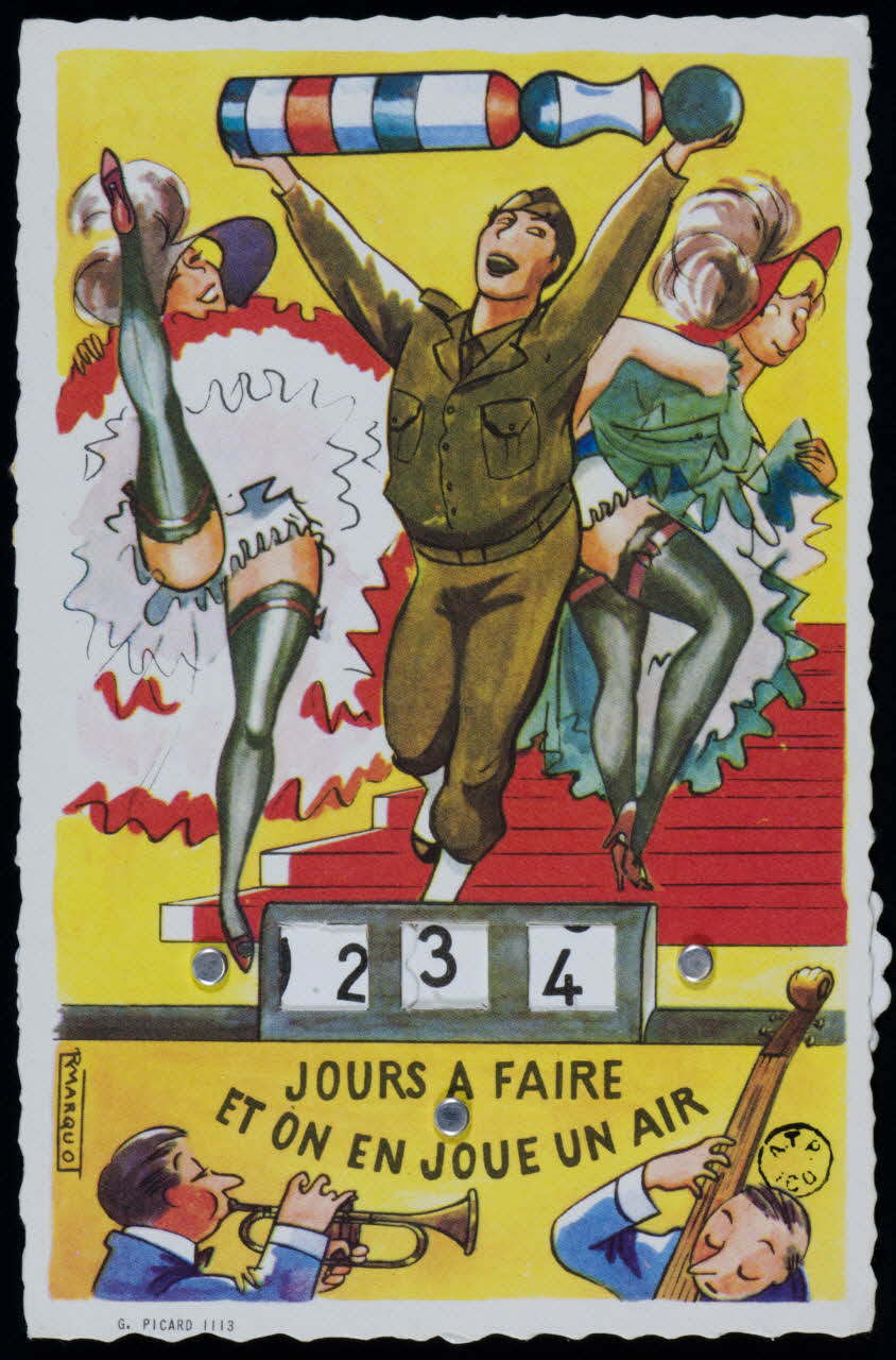estampe ...  JOURS A FAIRE  ET ON EN JOUE UN AIR 1964.70.4 Photo