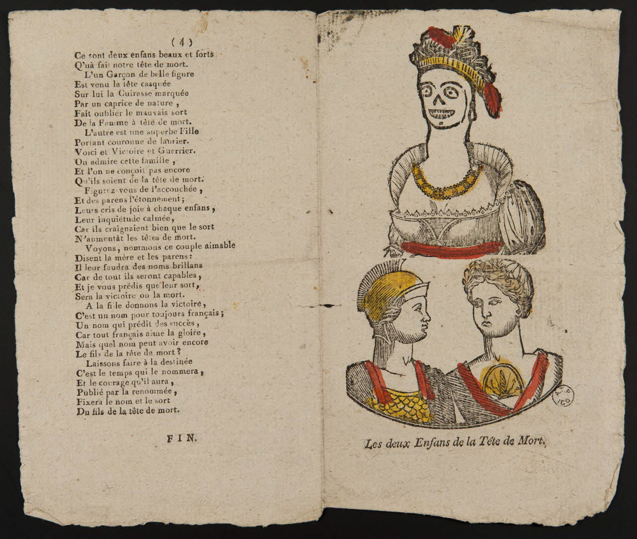 estampe Les deux Enfans de la Tête de Mort. 1965.10.35 Photo