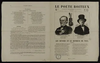 estampe LE POETE BOITEUX 1965.10.69 Photo