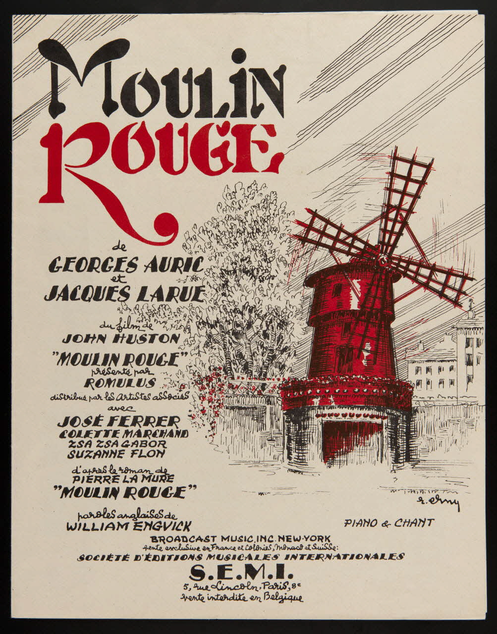 estampe MOULIN  ROUGE 1965.105.3 Photo