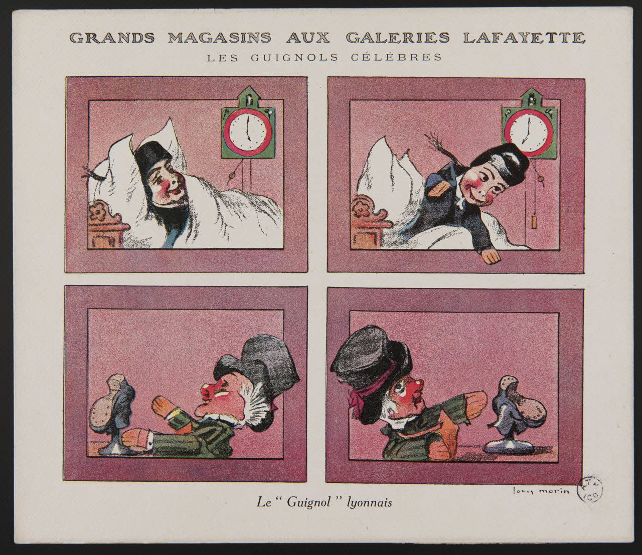 estampe LES GUIGNOLS CELEBRES  Le "Guignol" lyonnais 1965.41.13 Photo