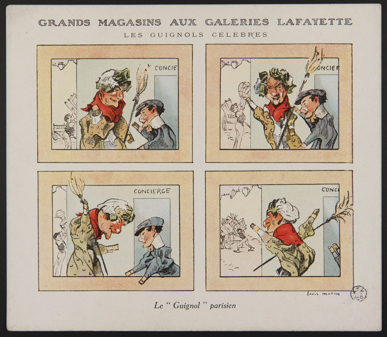 estampe LES GUIGNOLS CELEBRES  Le "Guignol" parisien 1965.41.14 Photo